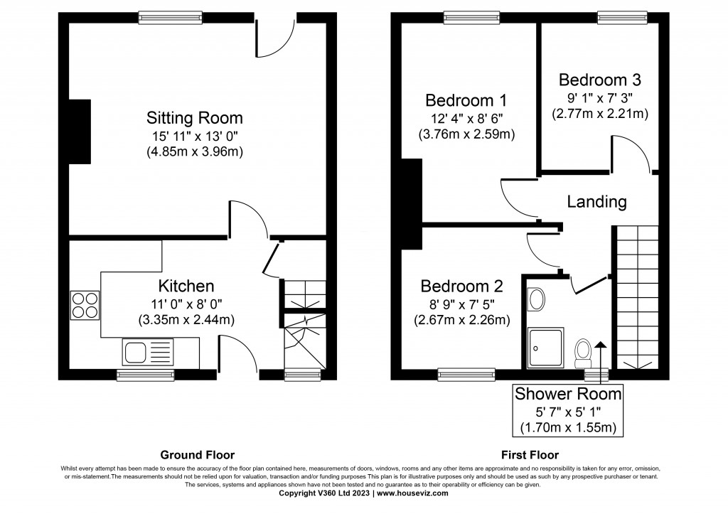 Floorplans For Beech Street, Steeton