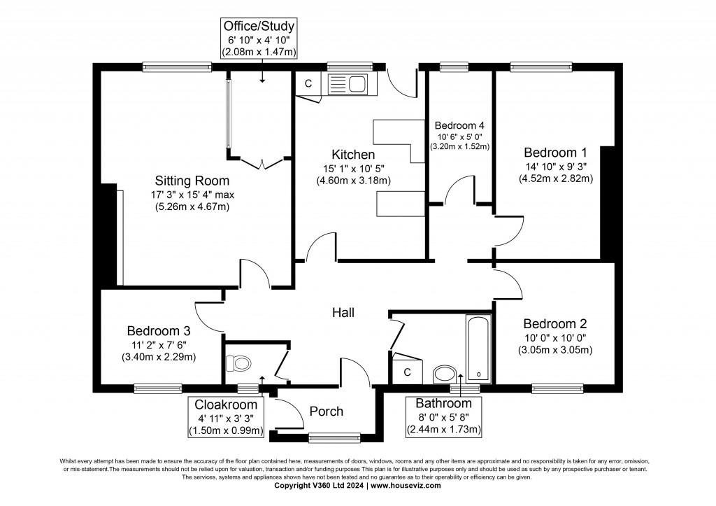 Floorplans For Park Drive, Sutton-in-Craven