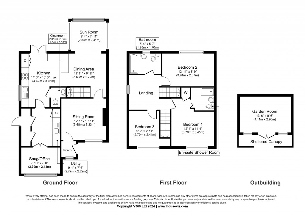 Floorplans For Clayton Hall Road, Cross Hills