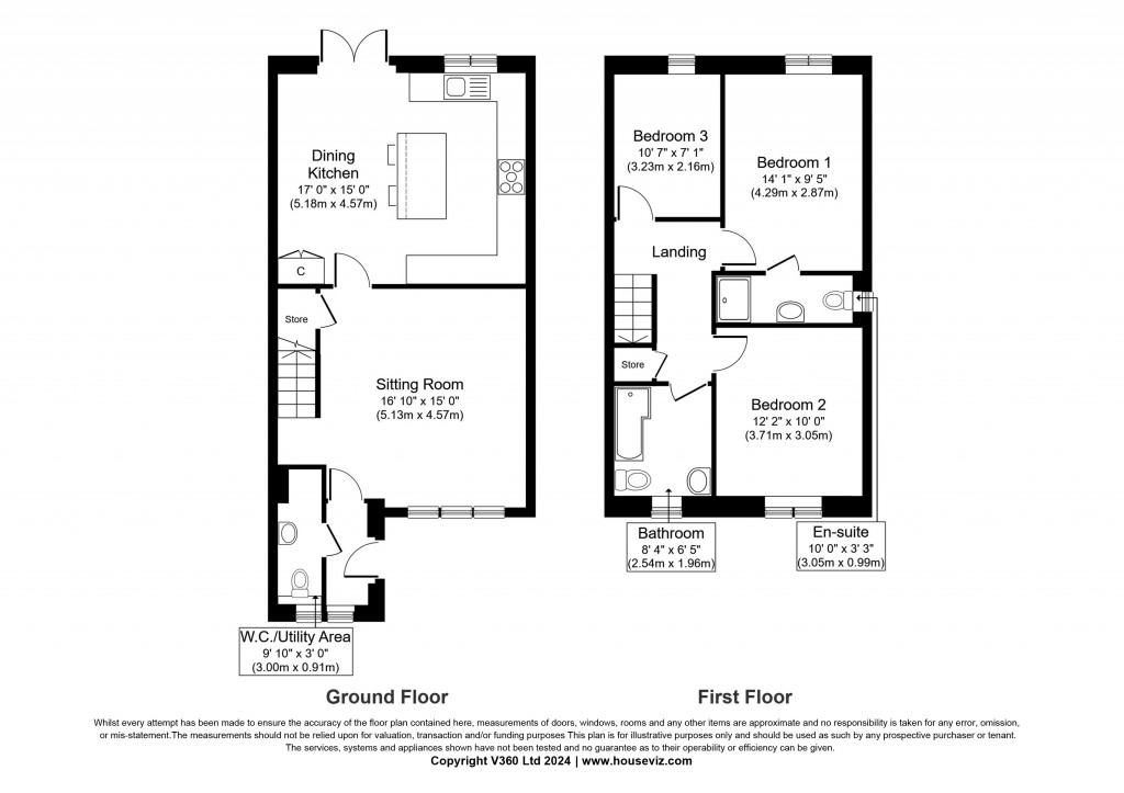 Floorplans For Skipton Road, Steeton