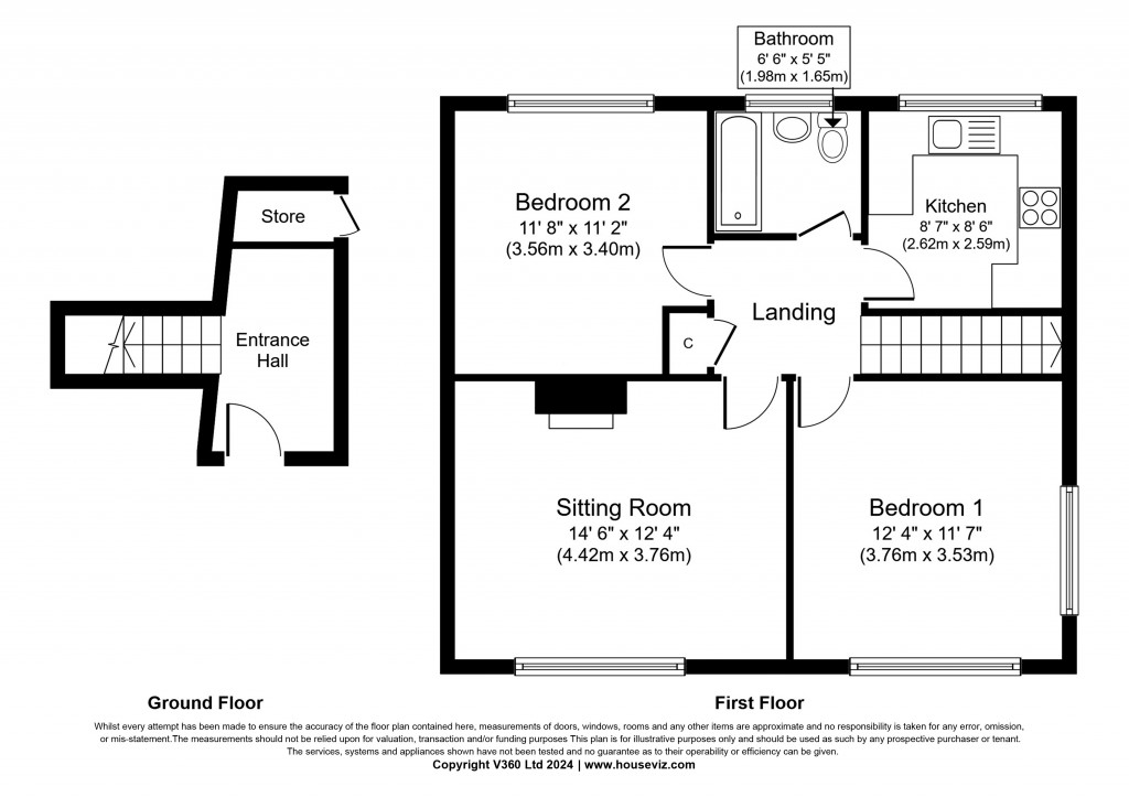 Floorplans For North Dene Road, Silsden