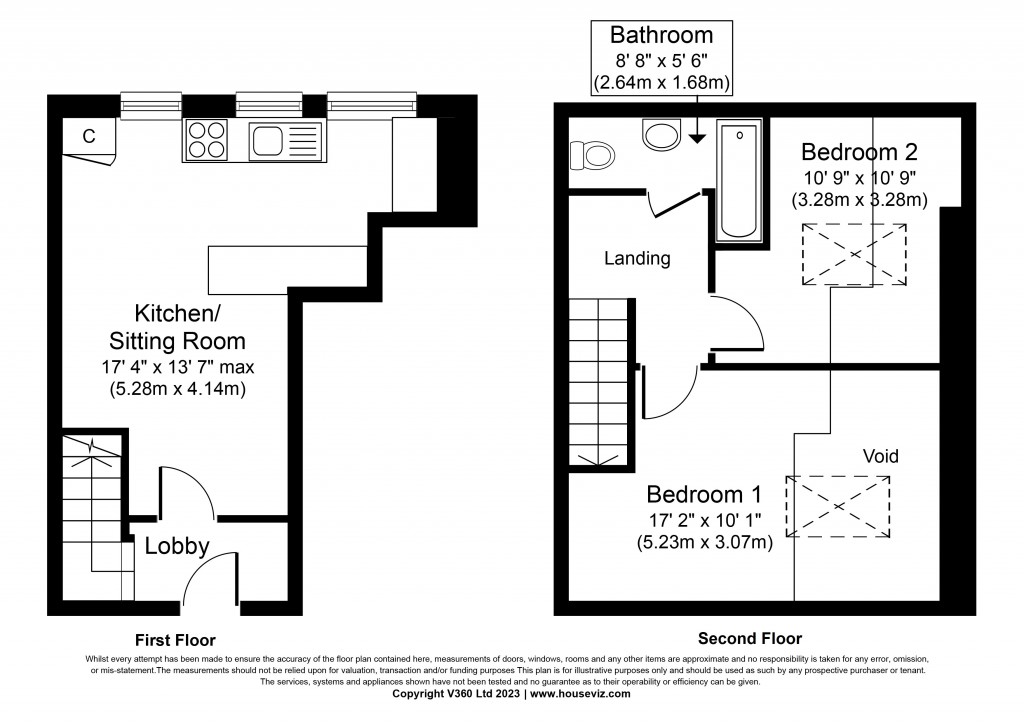 Floorplans For Coronation Hall, Cemetery Road, Earby