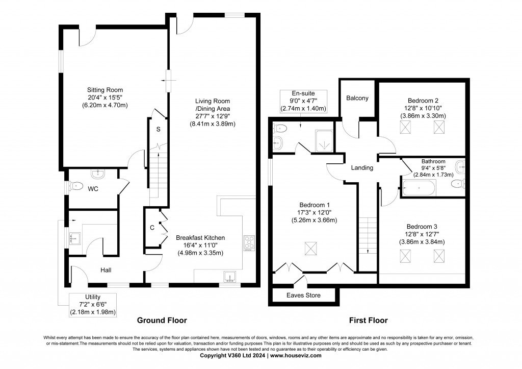 Floorplans For Ghyll Grange Lane, Silsden