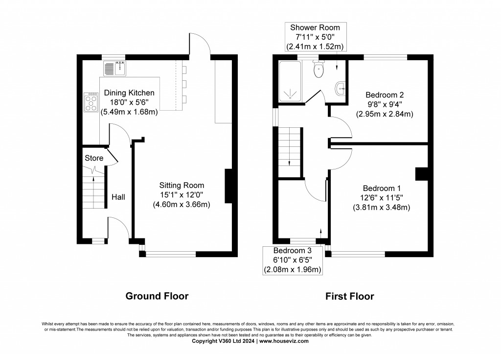 Floorplans For Hazel Grove, Sutton-in-Craven