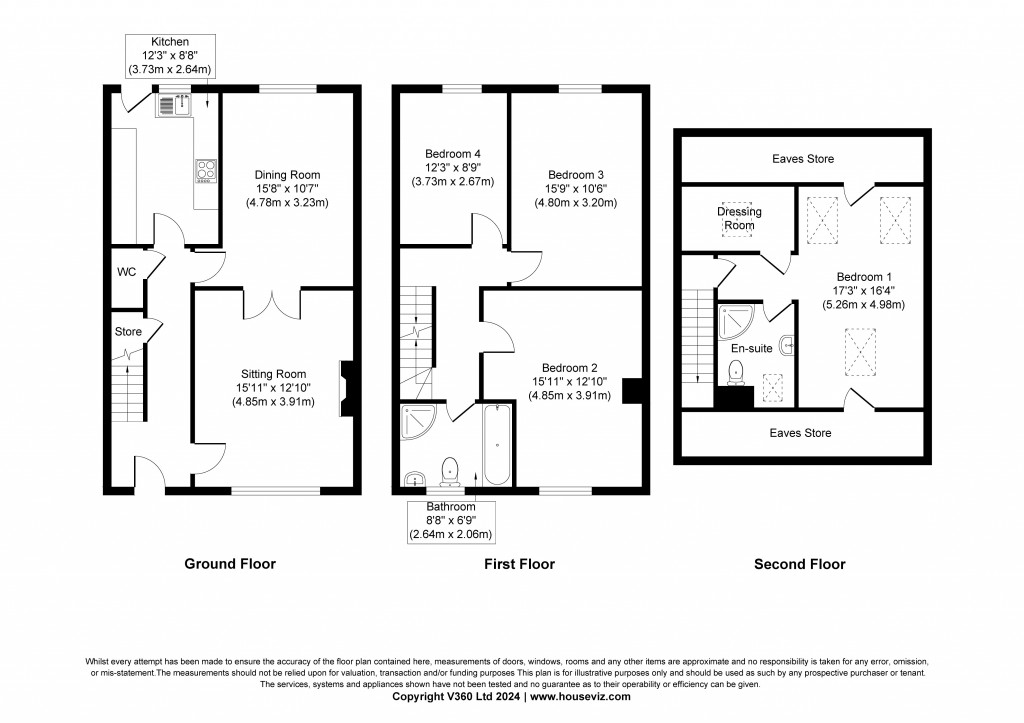 Floorplans For New Hall Farm, Cowling