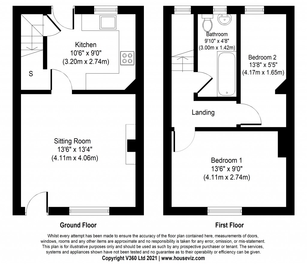 Floorplans For West View, 2 West View, Cowling