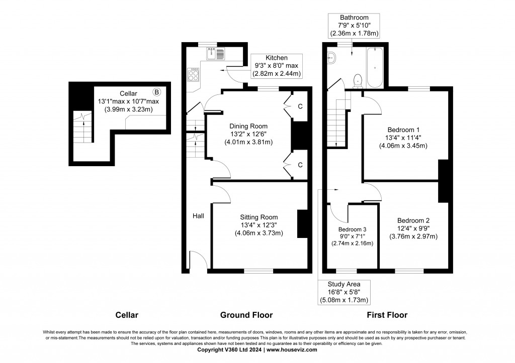 Floorplans For Browfield Terrace, Silsden