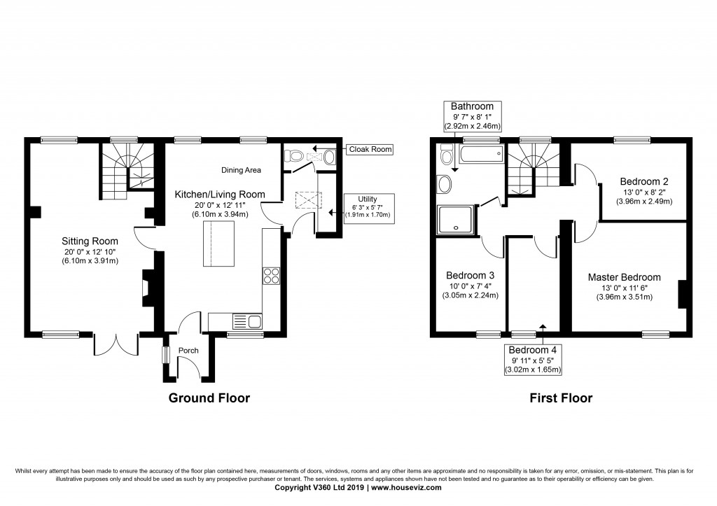 Floorplans For Mount Pleasant, Green Lane, Glusburn