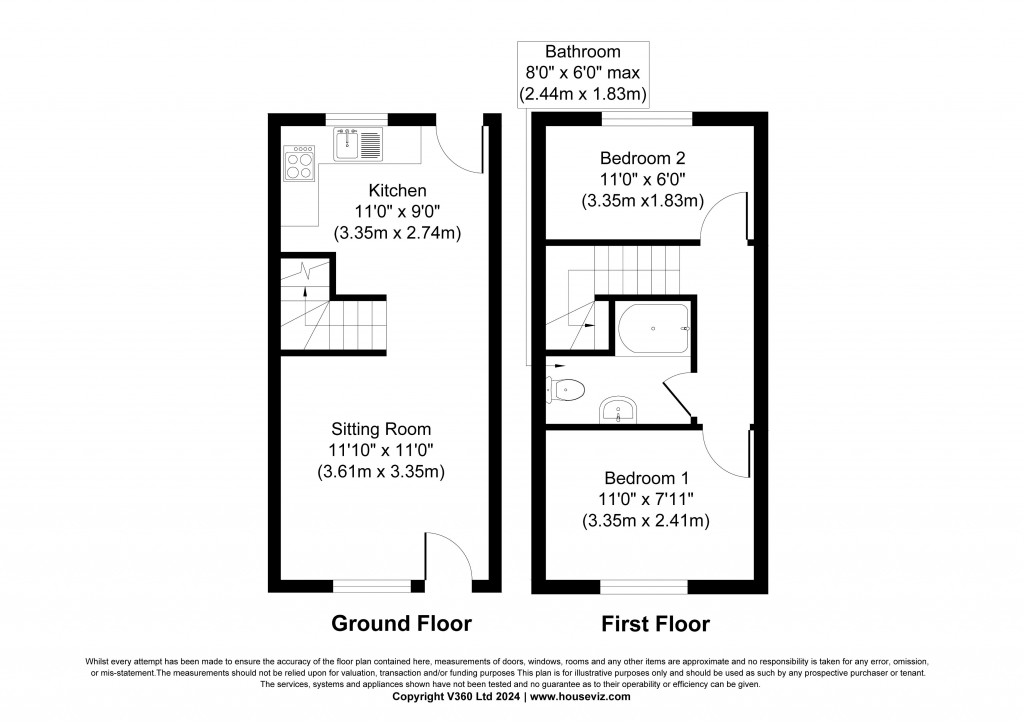 Floorplans For Aire Street, Cross Hills