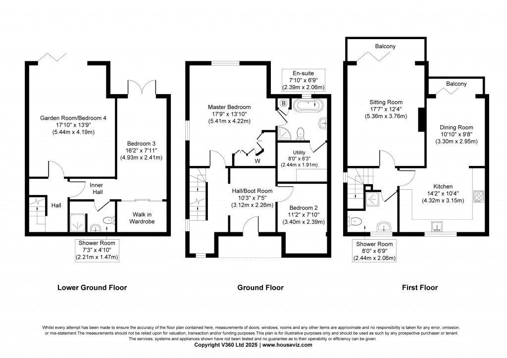 Floorplans For Calder Way, Silsden