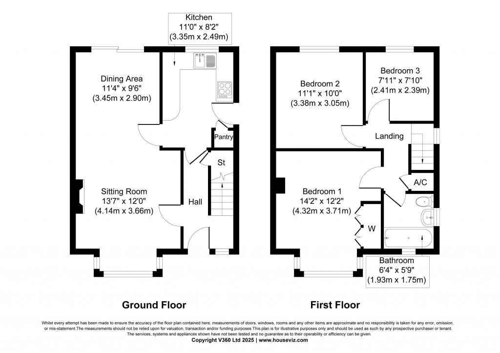 Floorplans For Old Hall Way, Glusburn