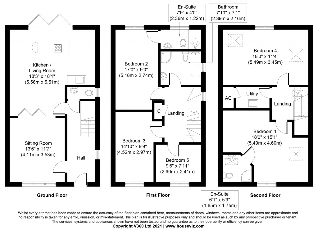 Floorplans For Longfield Place, Steeton