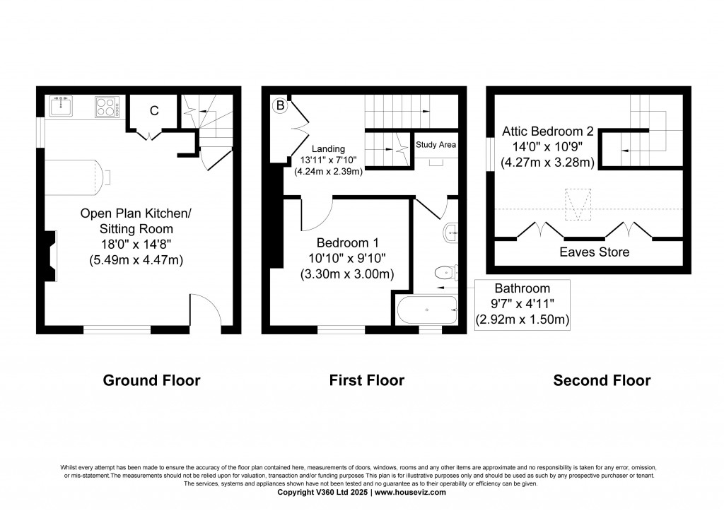 Floorplans For Lodge Street, Glusburn