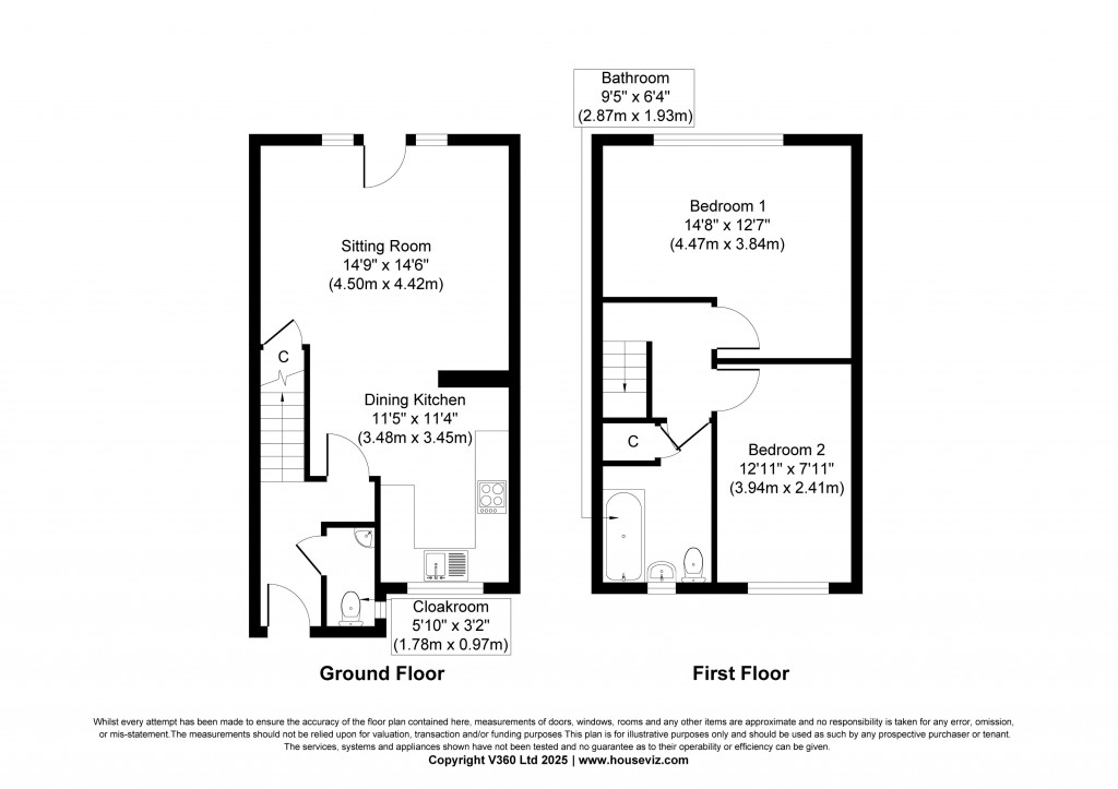 Floorplans For Roundell Drive, West Marton, Skipton