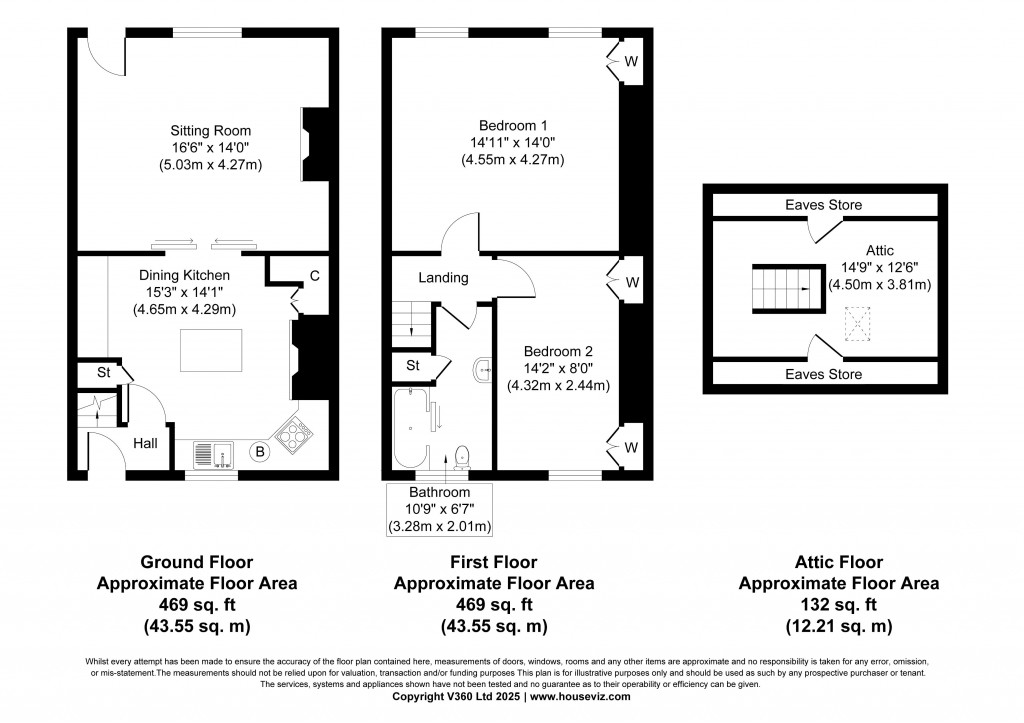 Floorplans For Main Street, Sutton-in-Craven