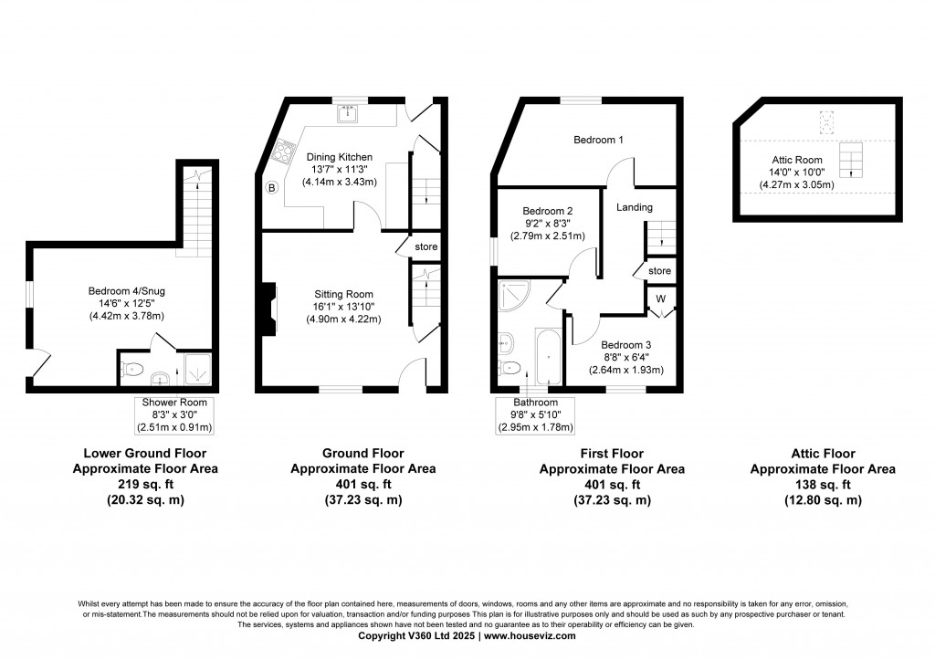 Floorplans For Main Street, Sutton-in-Craven