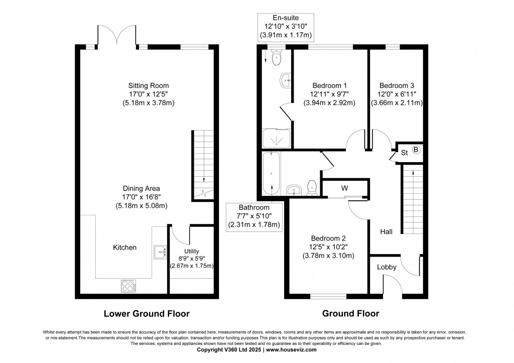 Floorplans For Beckside Croft, Steeton