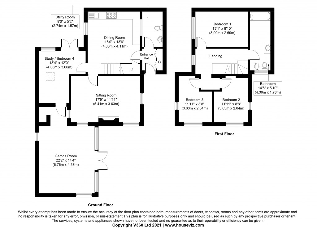 Floorplans For Harrison Place, Glusburn