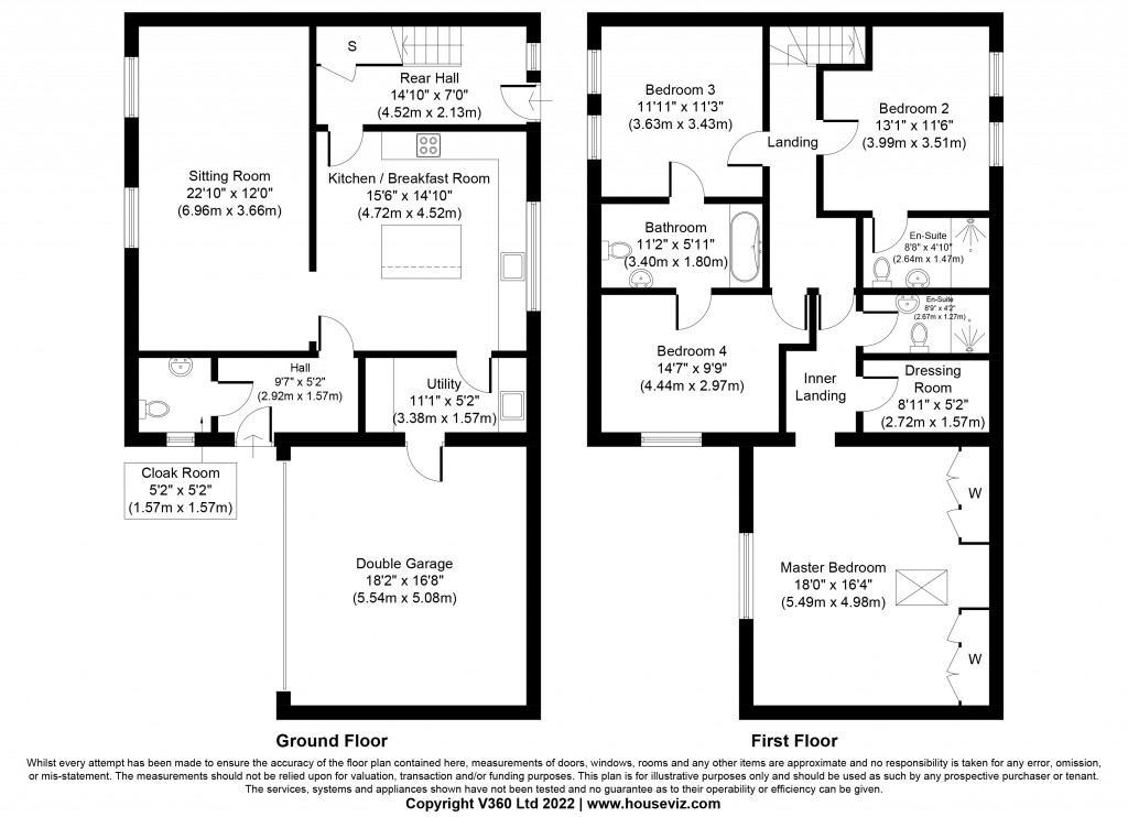 Floorplans For Greensyke Cottages, Pole Road, Oakworth