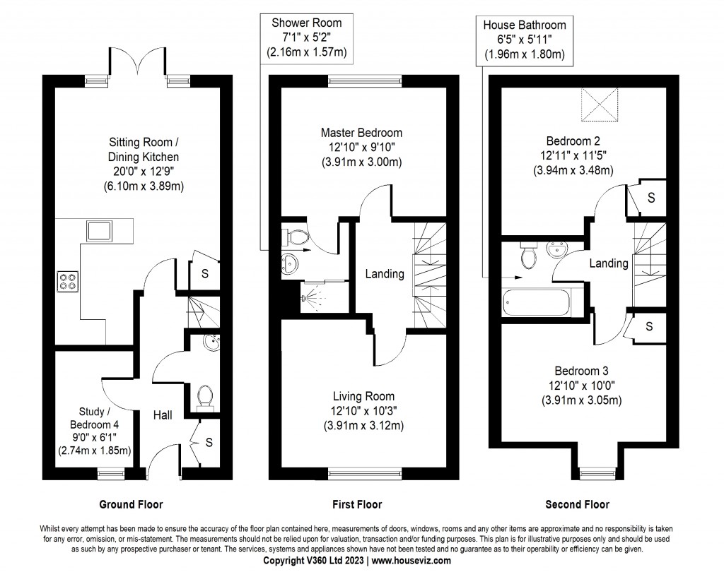 Floorplans For Fulton Crescent, Silsden