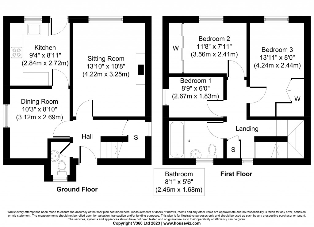 Floorplans For Meadow Lane, Cononley