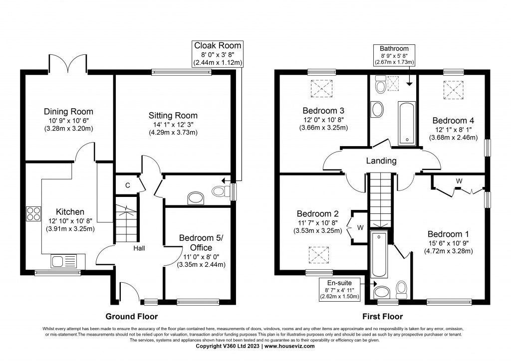 Floorplans For Victoria Road, Cowling