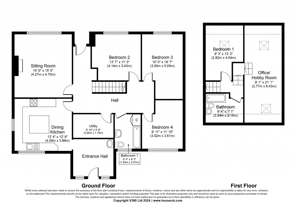 Floorplans For Newsholme, Oakworth