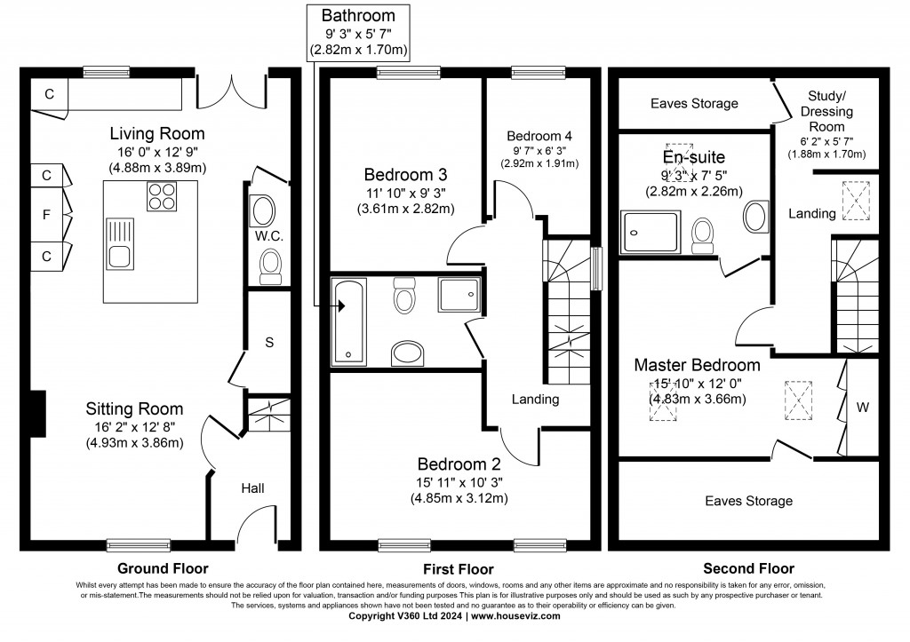 Floorplans For Stansfield Mews, Lothersdale