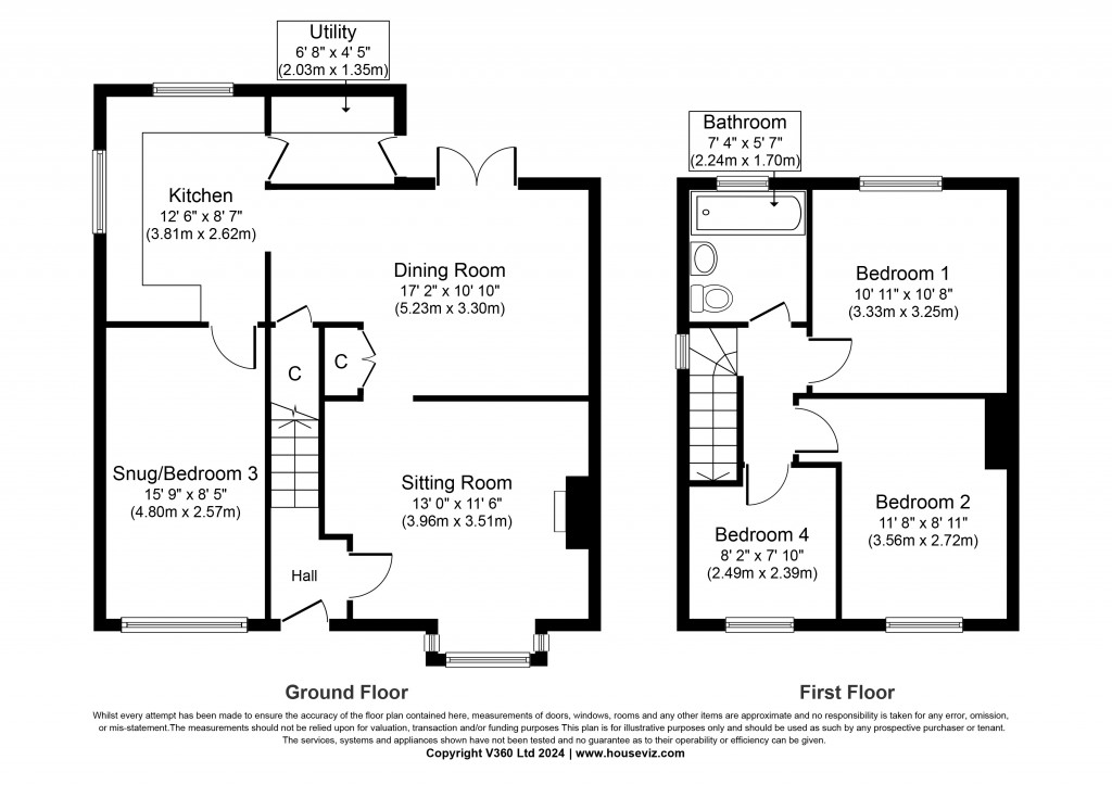 Floorplans For Hazel Grove Road, Sutton-in-Craven