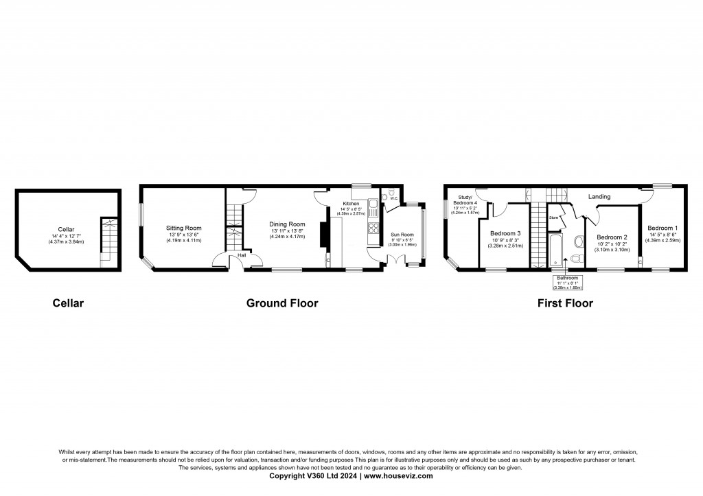 Floorplans For North View, Keighley Road, Cross Hills