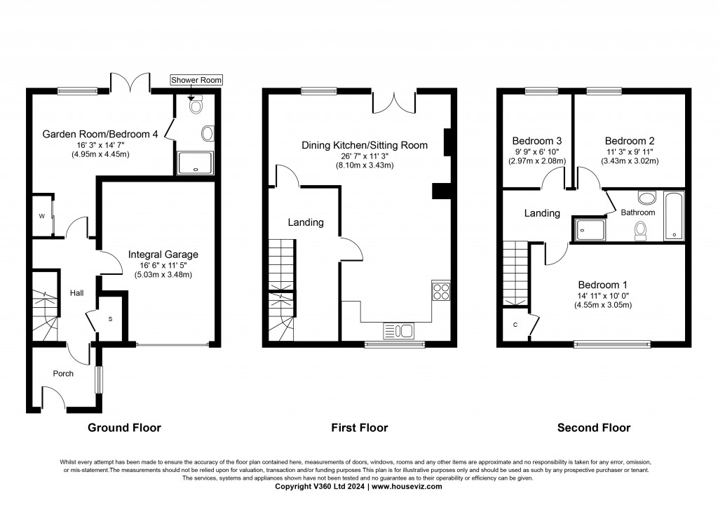 Floorplans For Acre Mews, Cowling