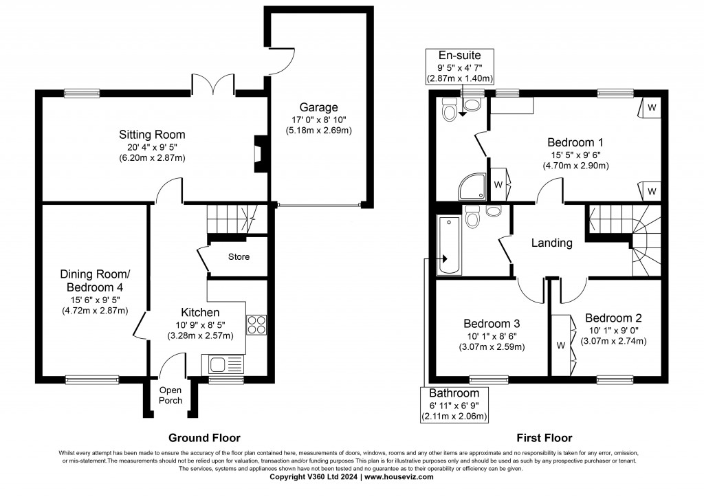 Floorplans For Hainsworth Road, Silsden