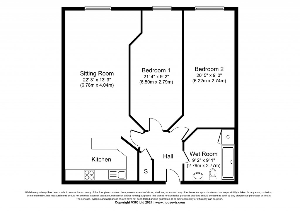 Floorplans For Sutton Court, Cornmill Walk, Sutton-in-Craven