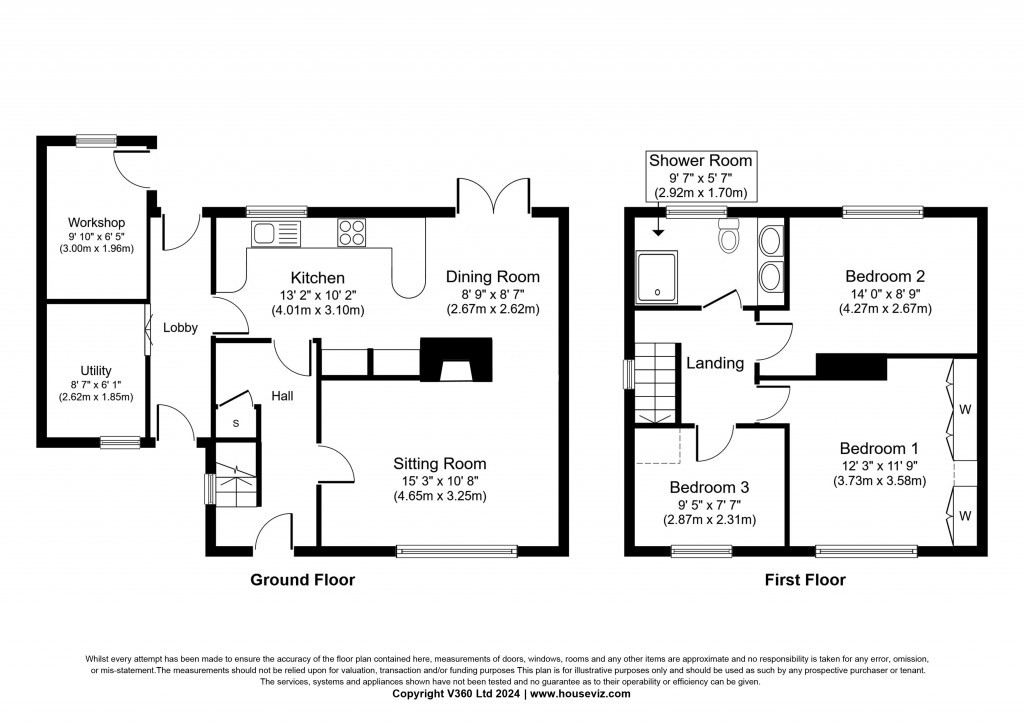 Floorplans For Heath Crescent, Bradley