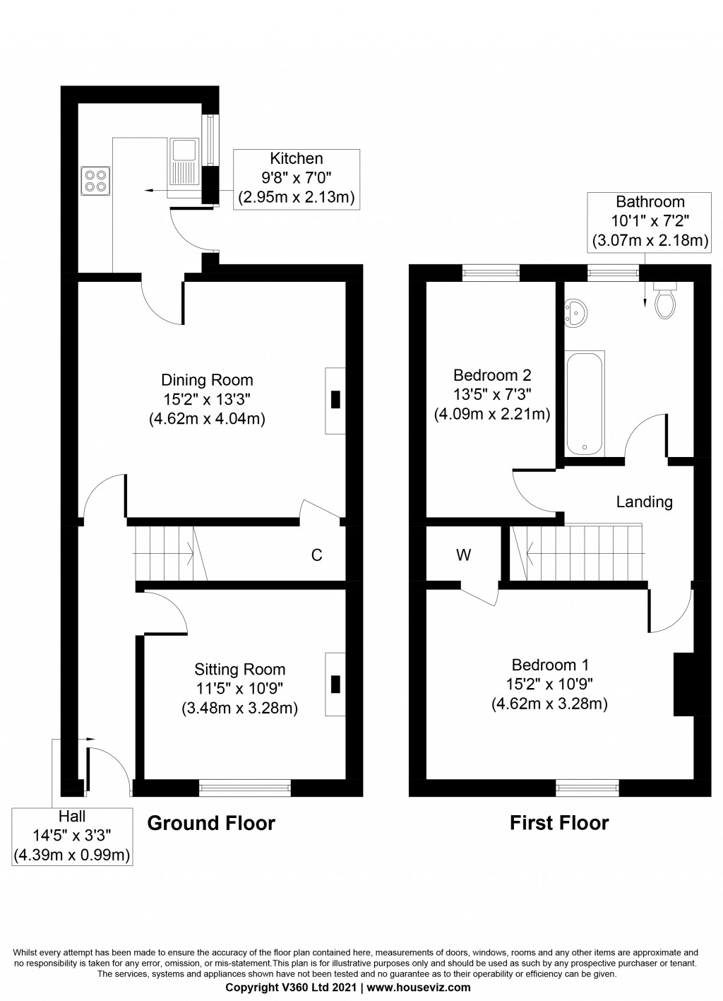 Floorplans For Ermysted Street, Skipton