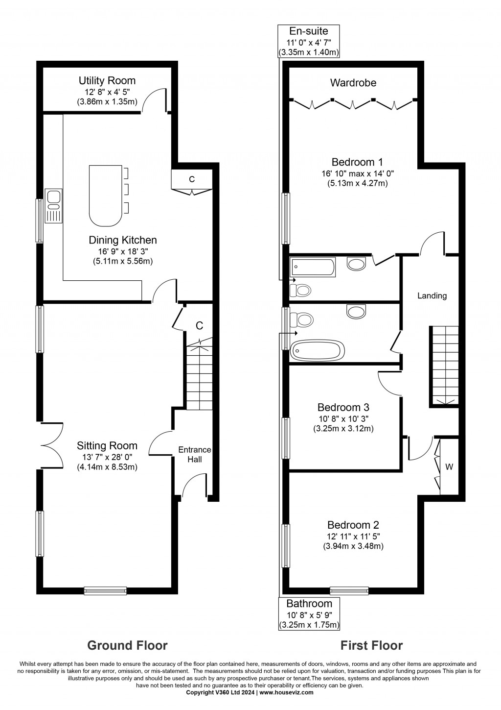 Floorplans For Wesleyan Chapel, Ickornshaw, Cowling