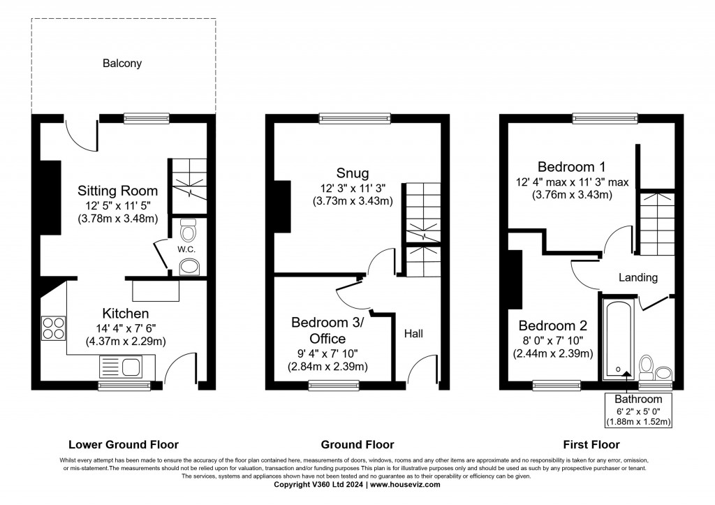 Floorplans For Main Street, Farnhill