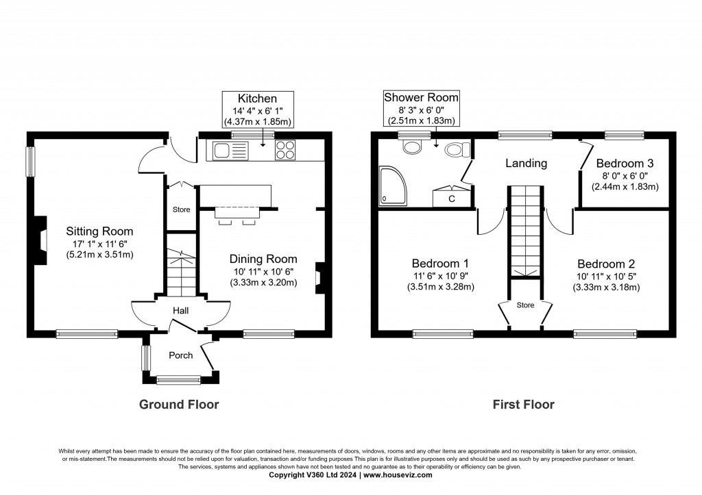 Floorplans For High Bradley Lane, Bradley